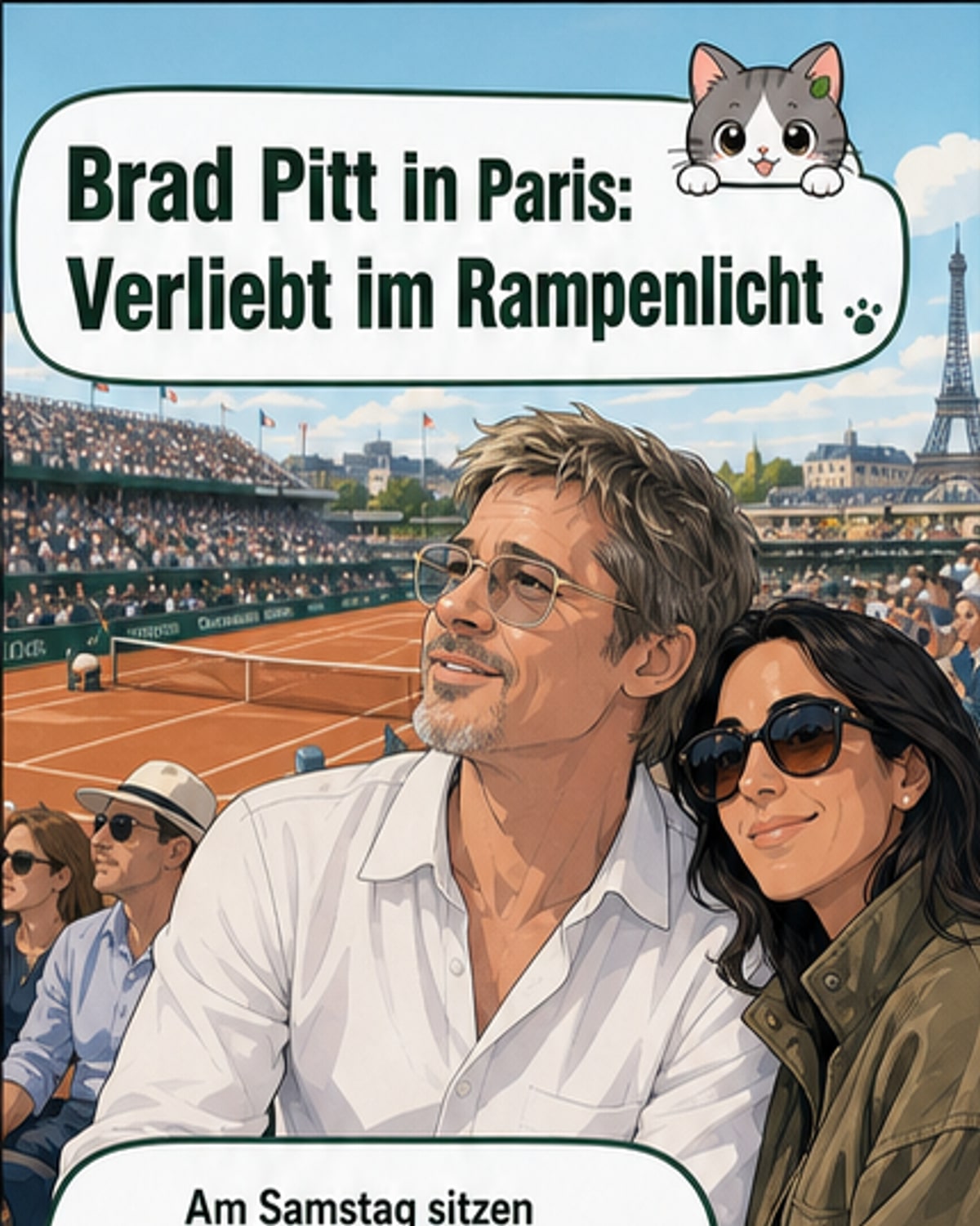 Brad Pitt verliebt in Paris