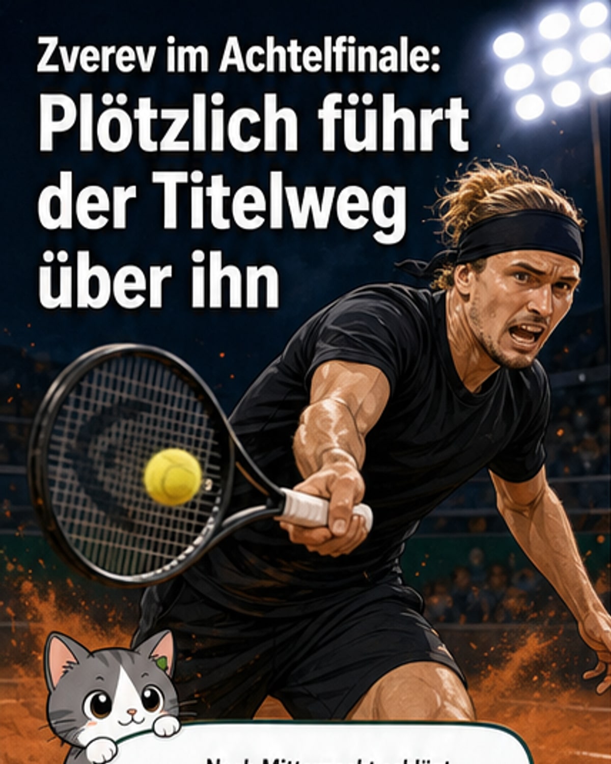 Zverev im Achtelfinale – nun Topfavorit