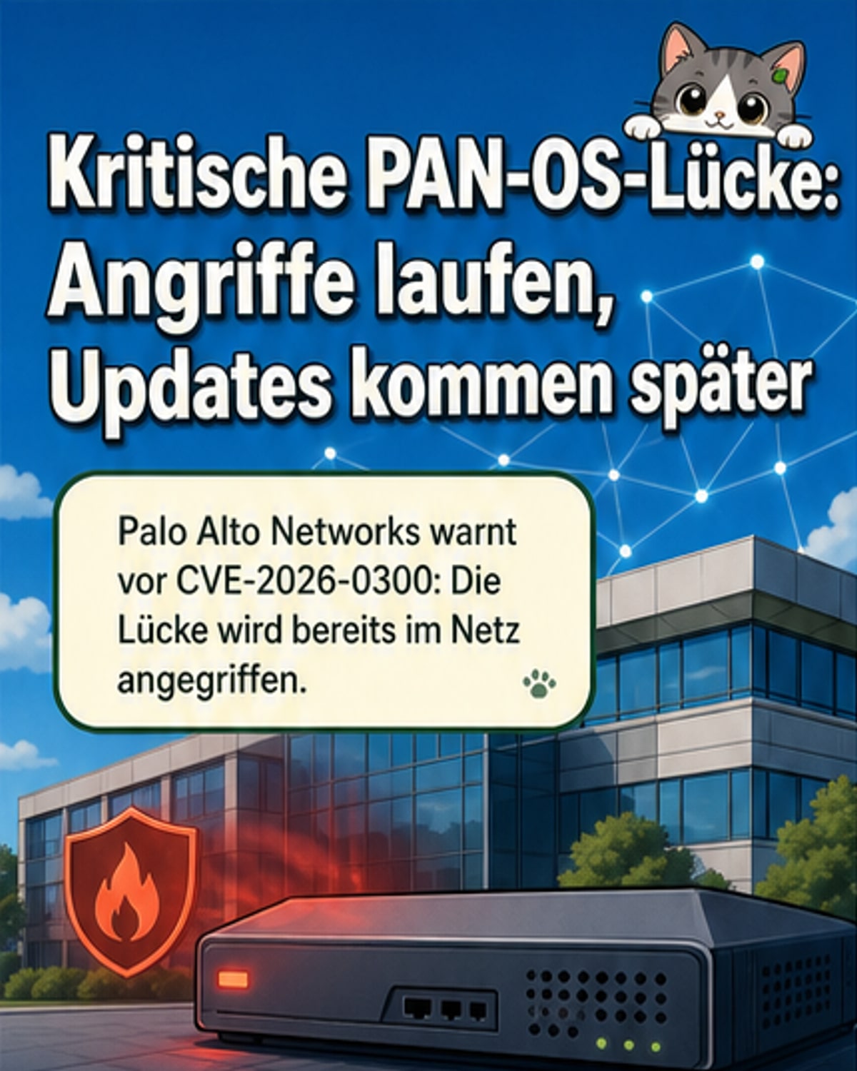 Kritische PAN-OS-Lücke wird bereits angegriffen