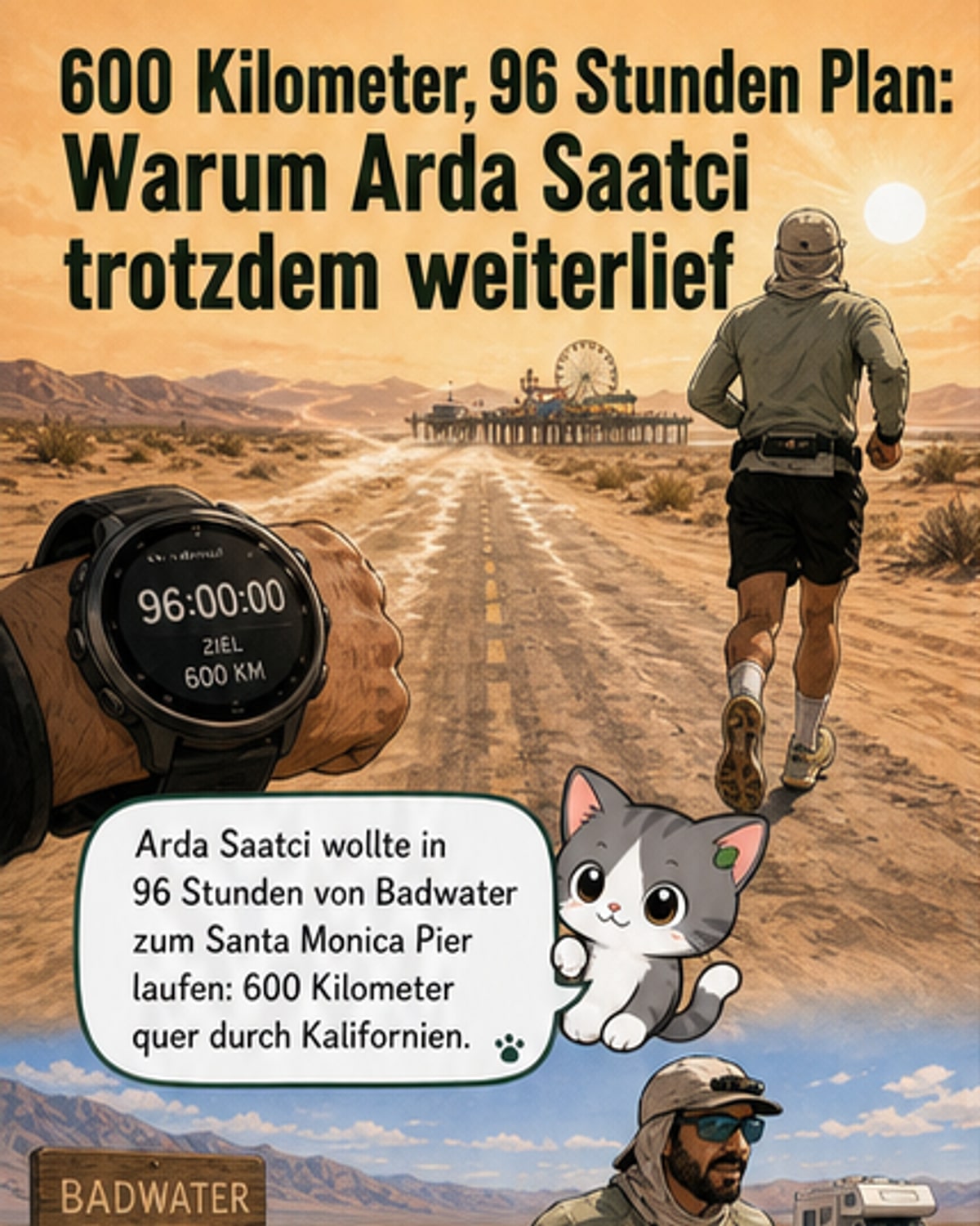 600 Kilometer gegen die Hitze