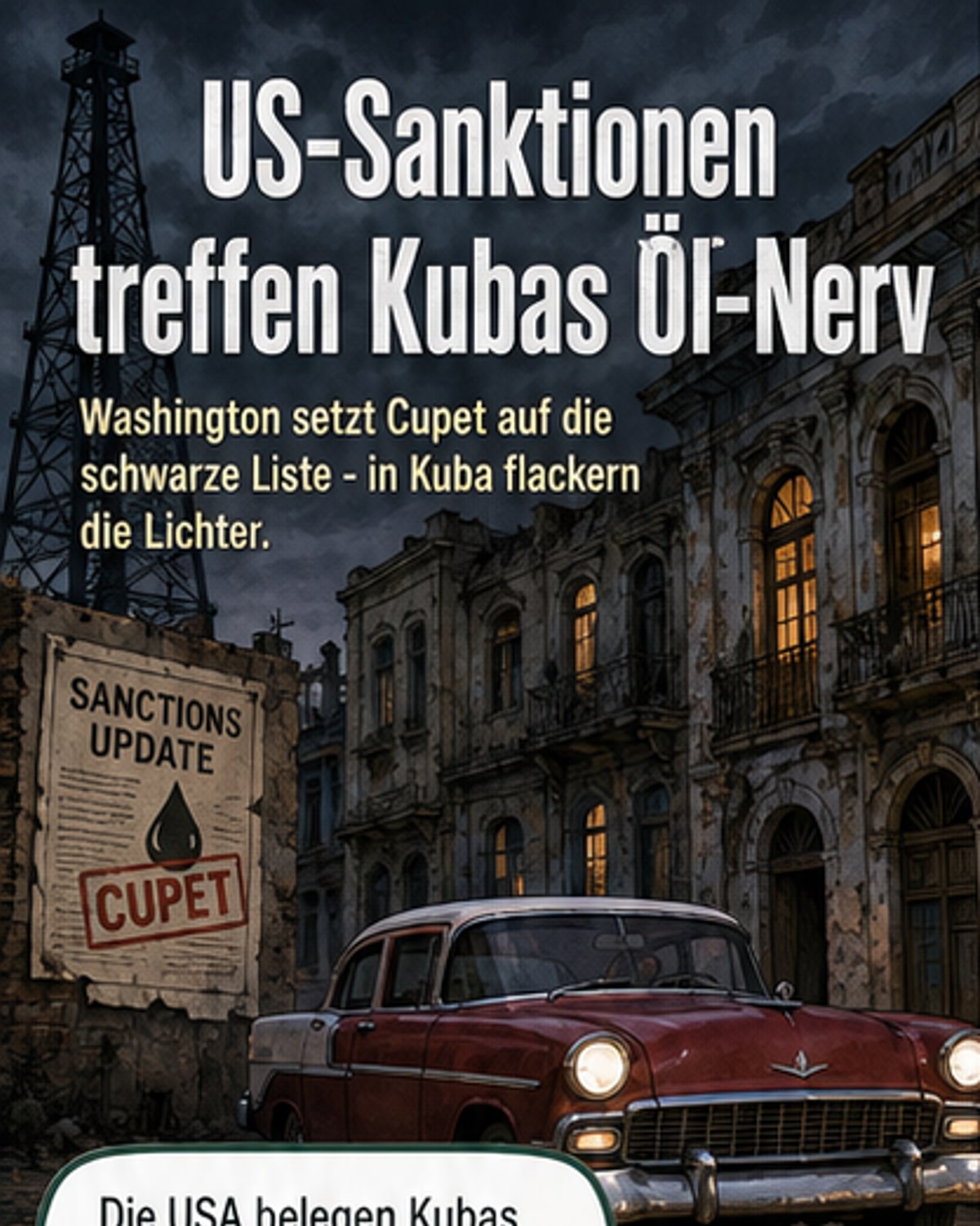USA verschärfen Druck auf Kuba