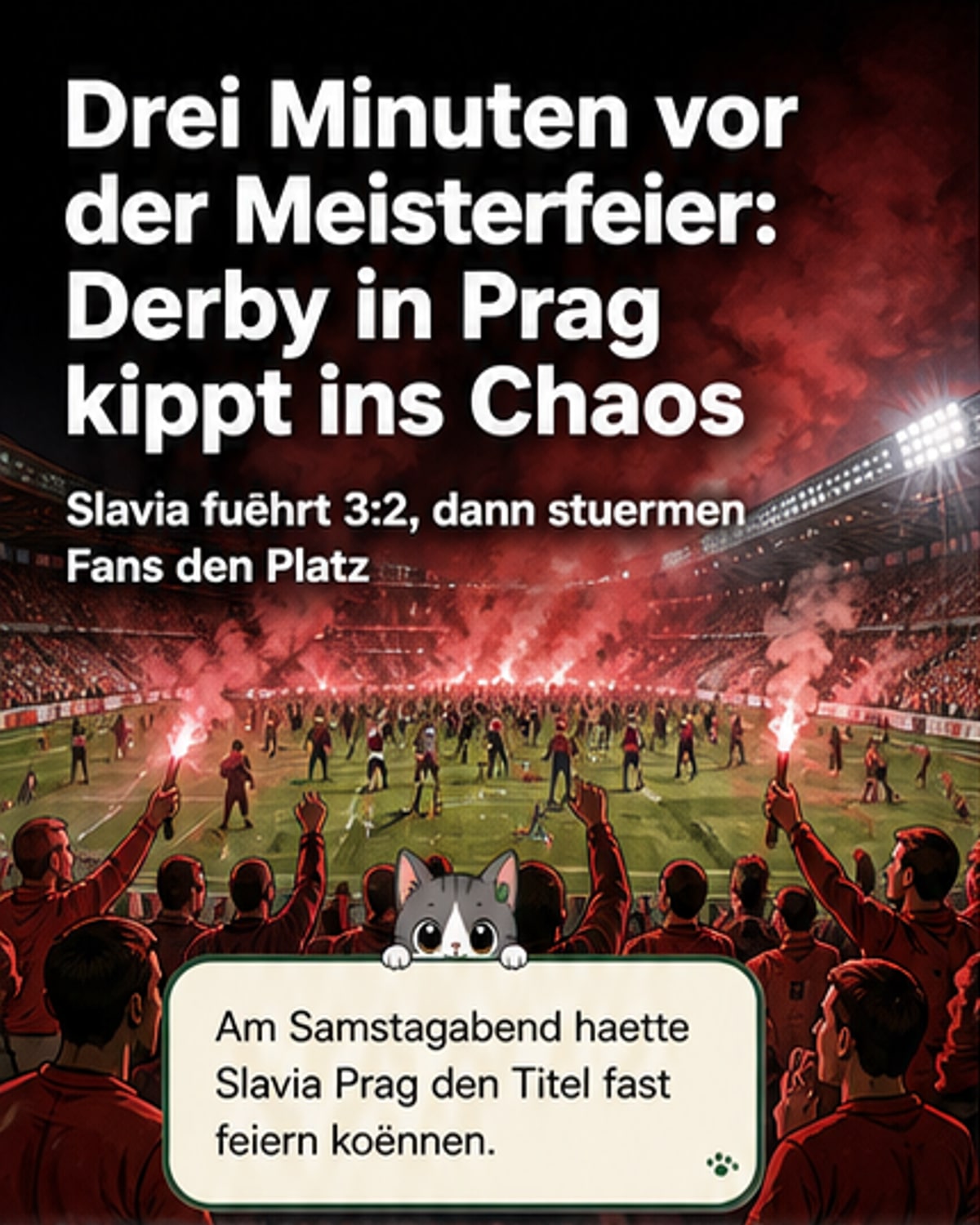 Fans stürmen Platz – Spiel abgebrochen