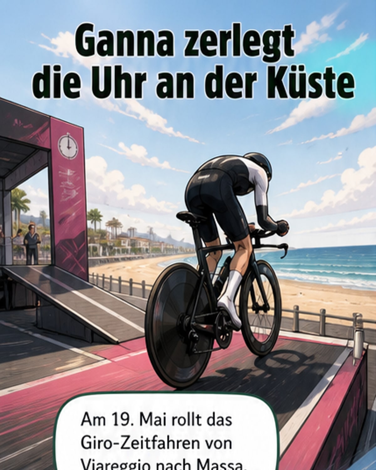 Ganna gewinnt Zeitfahren