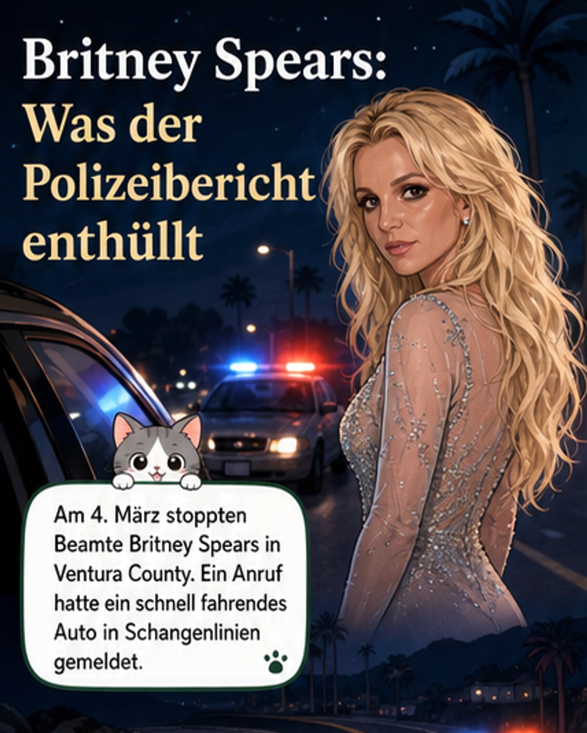 Britney Spears: Polizeibericht enthüllt Details