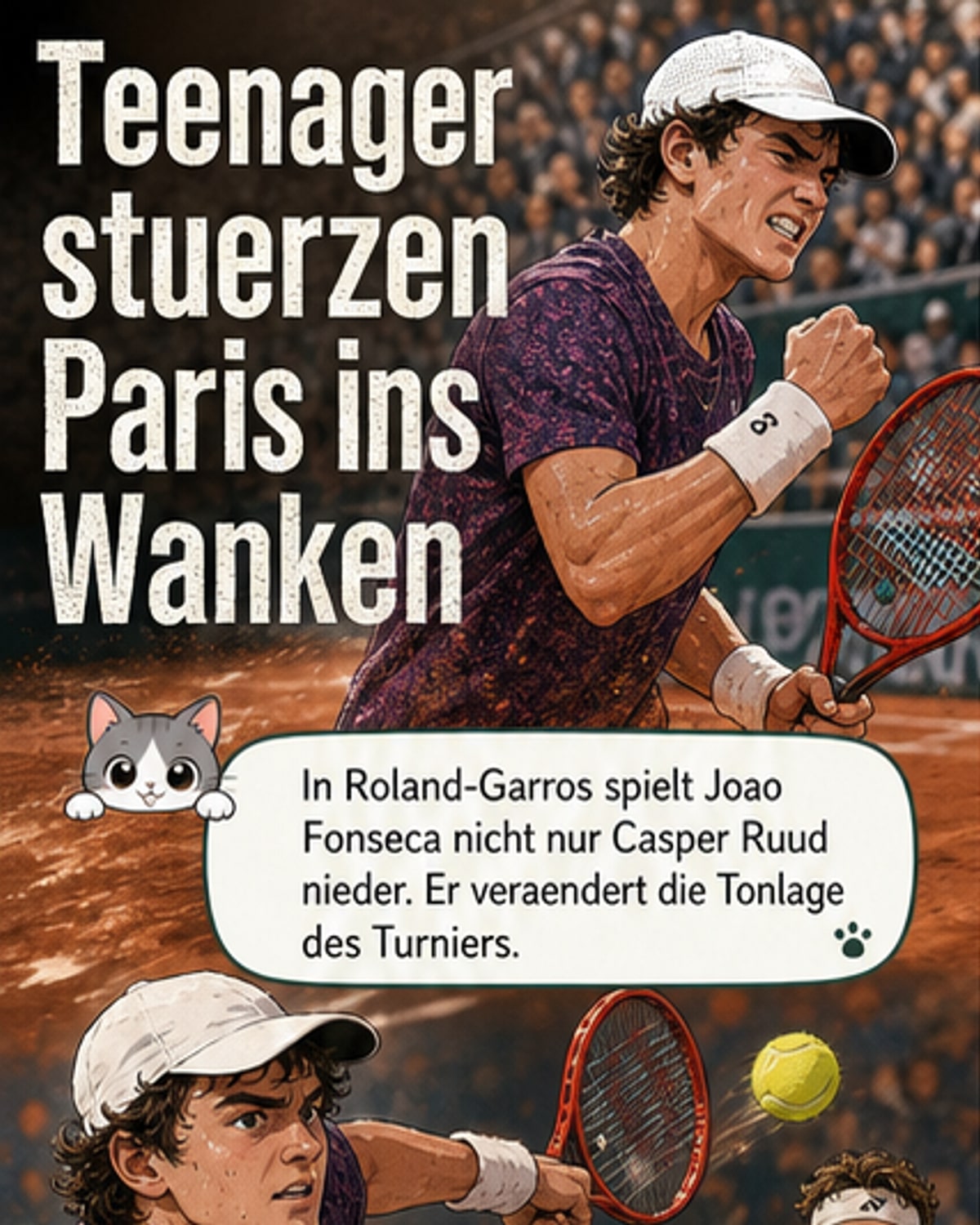 Youngster stürmen Roland-Garros