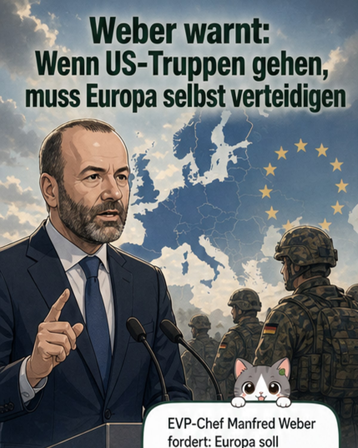 Weber fordert eine europäische Armee