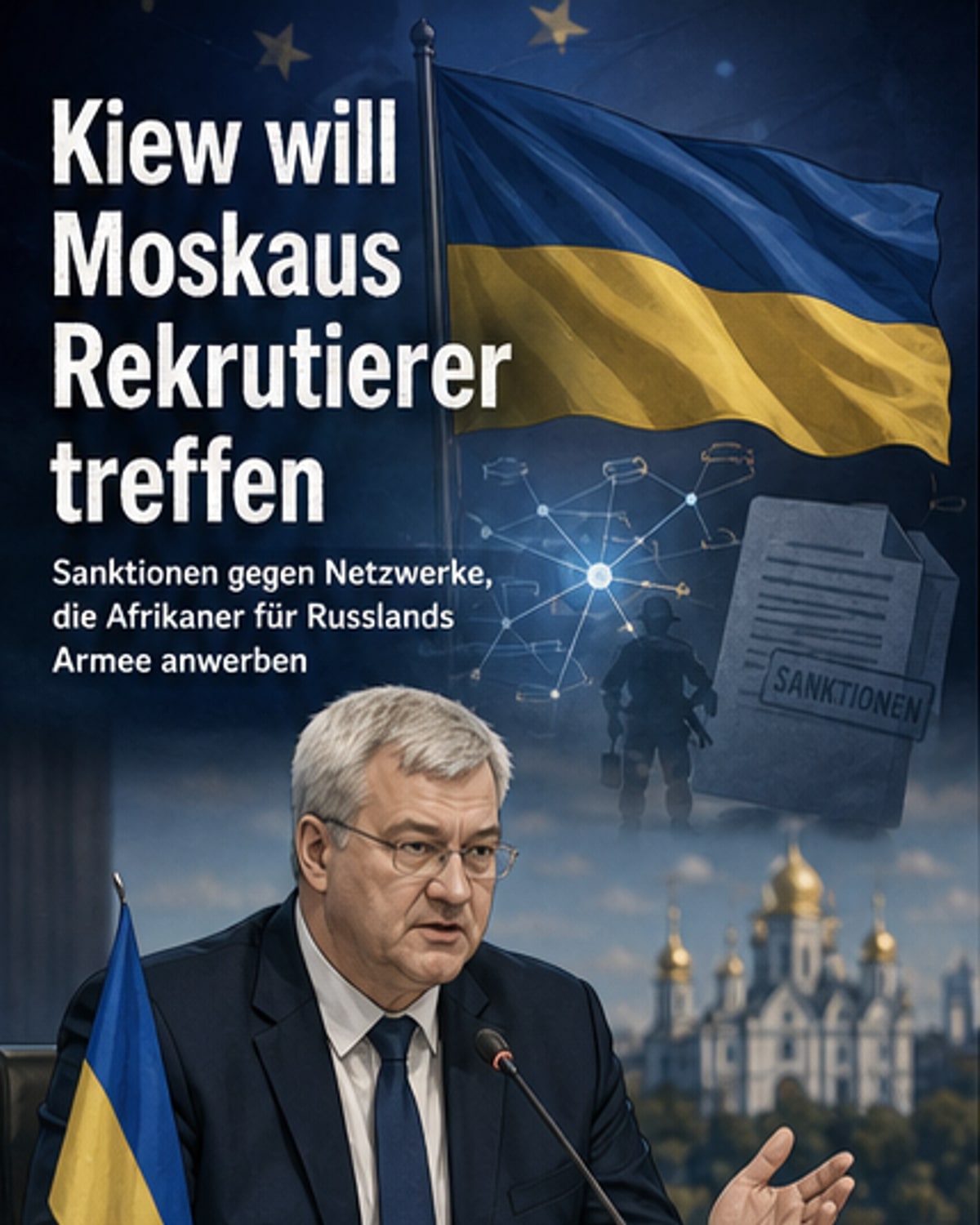 Ukraine will Sanktionen gegen Rekrutierung afrikanischer Kämpfer