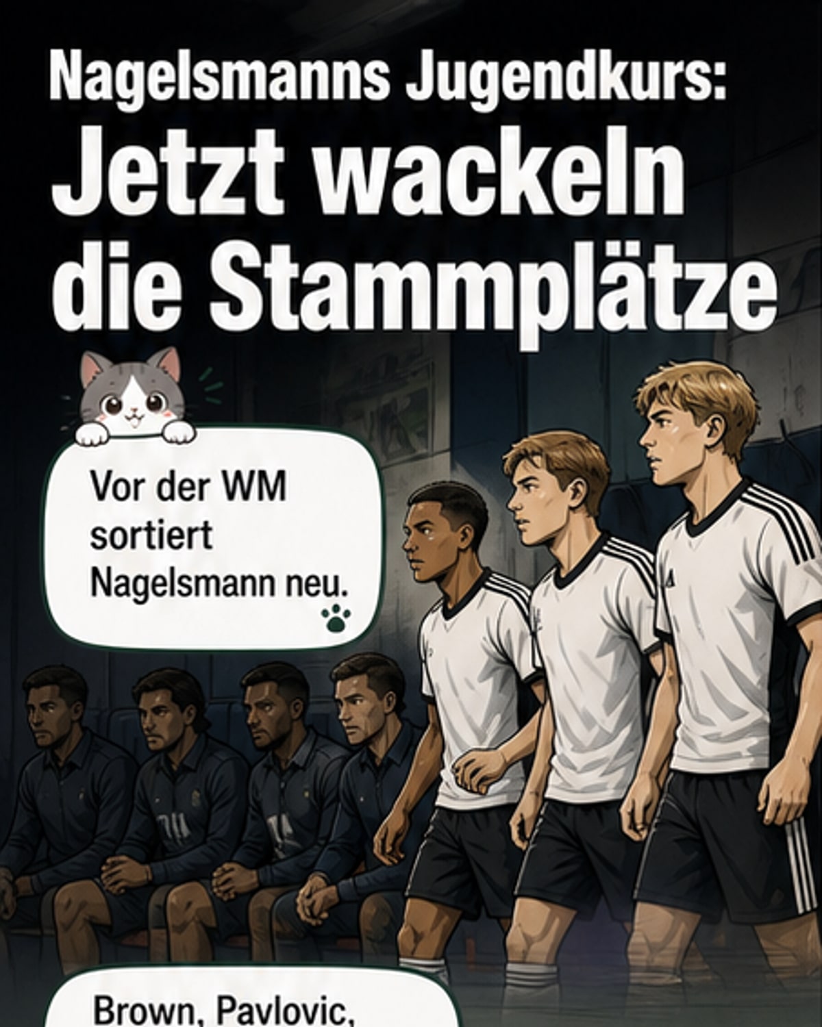 Jugend statt Routine im DFB-Team