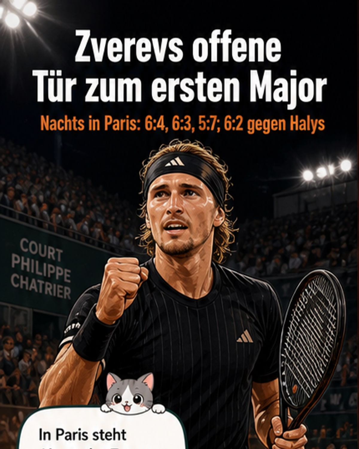 Zverevs Traum vom ersten Grand Slam