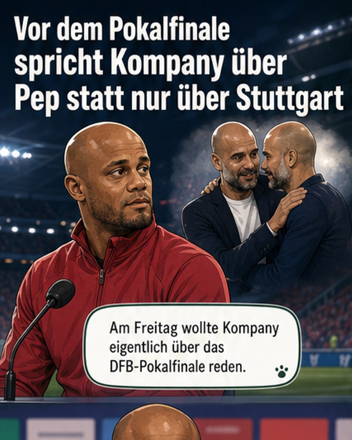 Kompany dankt Guardiola emotional