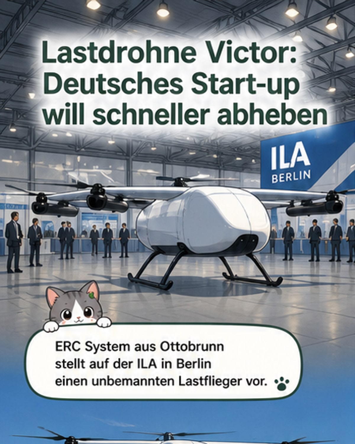 Deutsches Start-up beschleunigt Drohnenstart