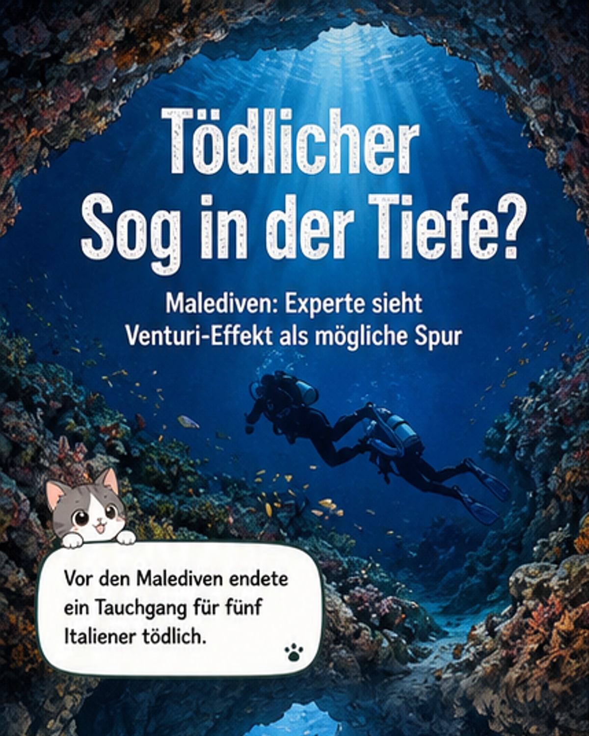 Was tötete die Taucher auf den Malediven?