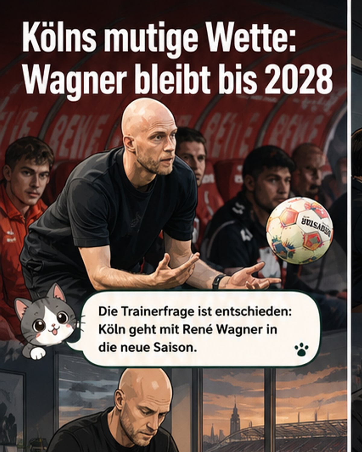 Köln setzt auf Wagner bis 2028
