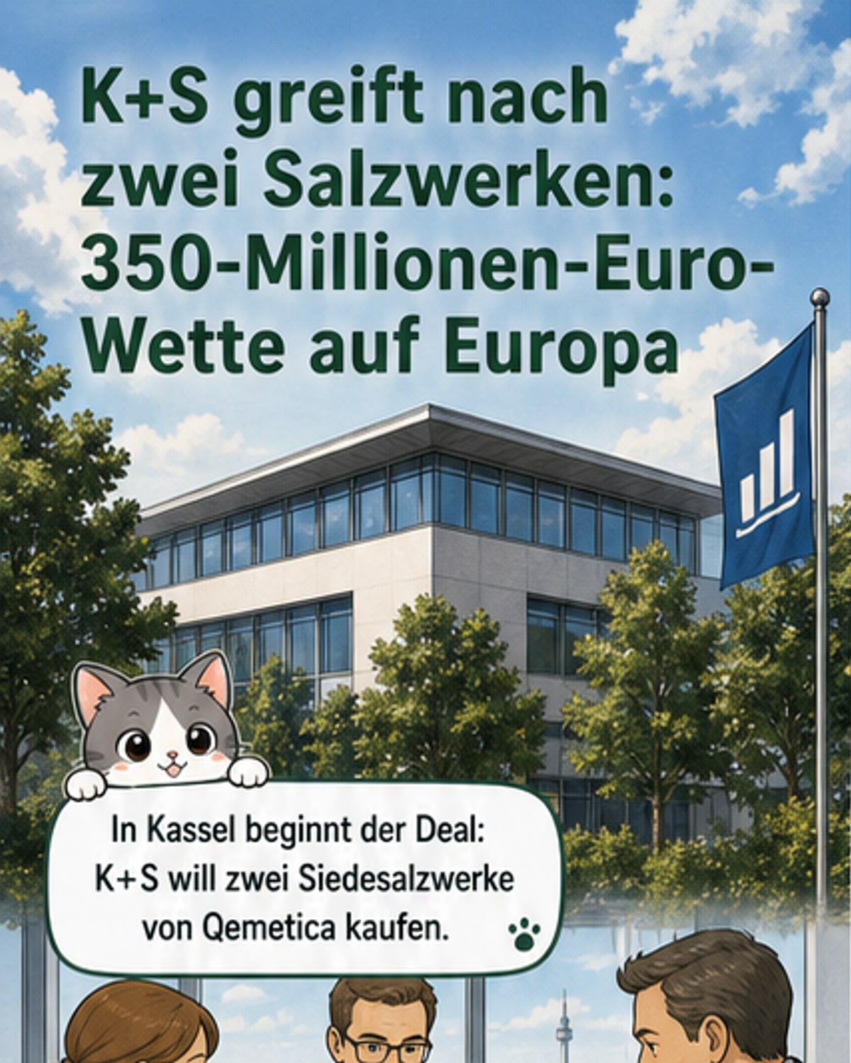 K+S kauft zwei Salzwerke für 350 Mio