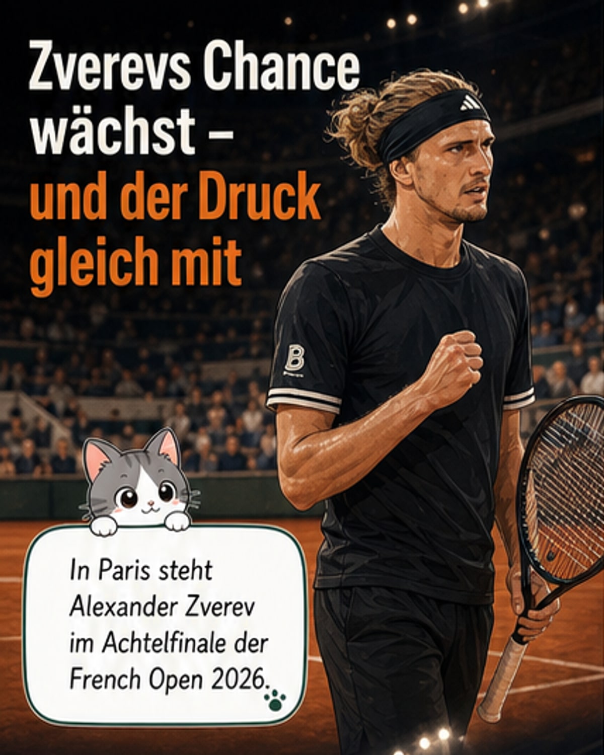 Zverev zieht ins Achtelfinale ein