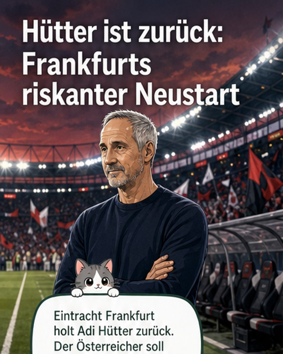 Hütter kehrt zu Frankfurt zurück