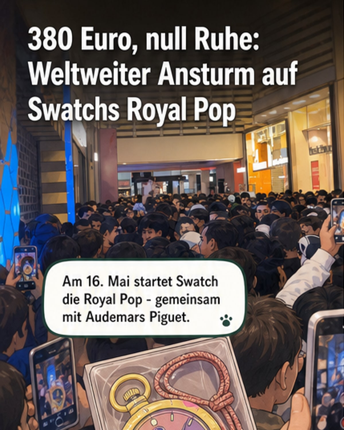 Weltweiter Hype um Swatch × AP