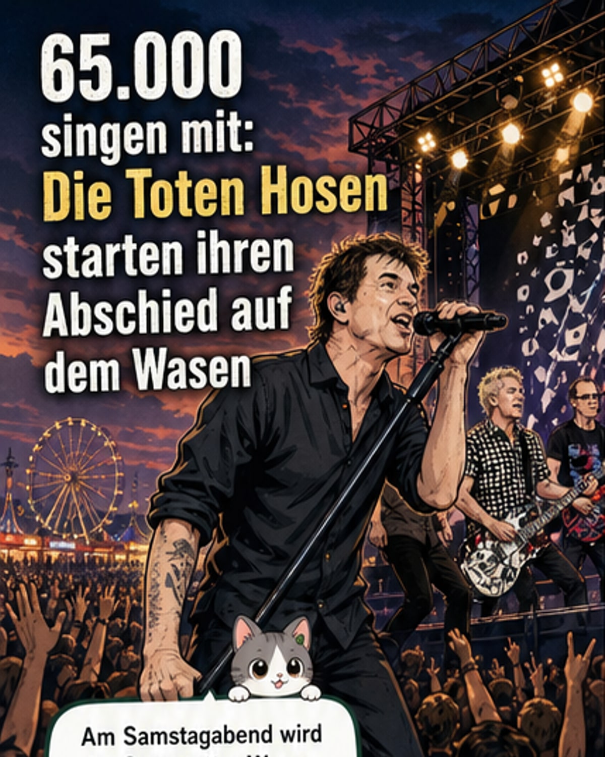 Tote Hosen verabschieden sich live