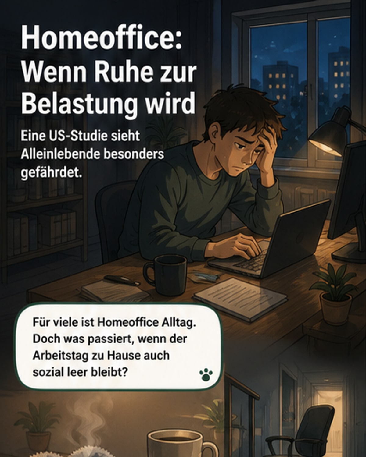 Homeoffice belastet Psyche – besonders diese Gruppe