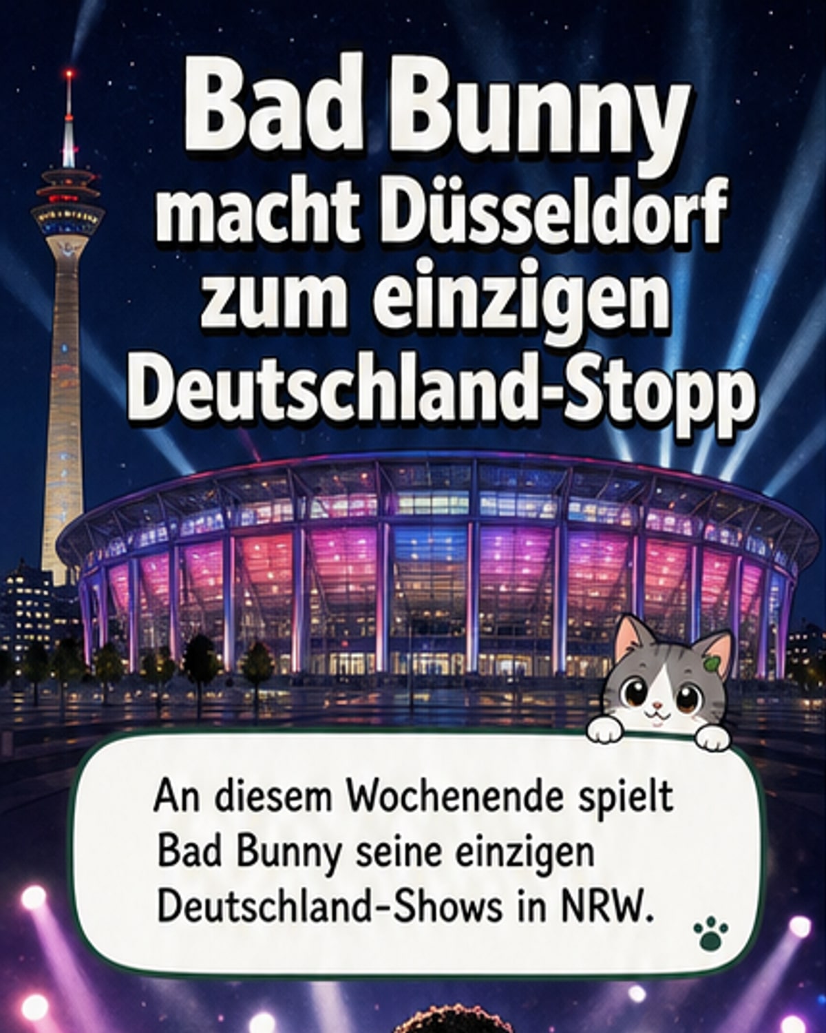 Bad Bunny rockt Düsseldorf