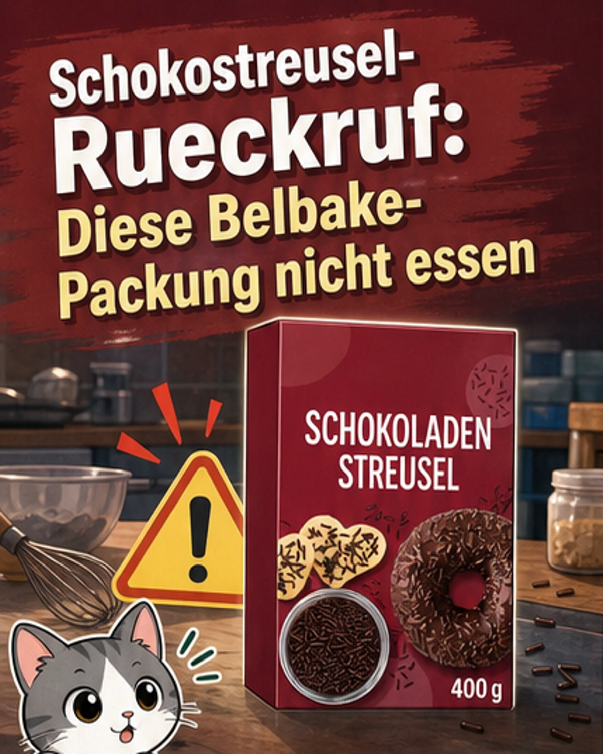 Schokostreusel-Rückruf wegen Salmonellen