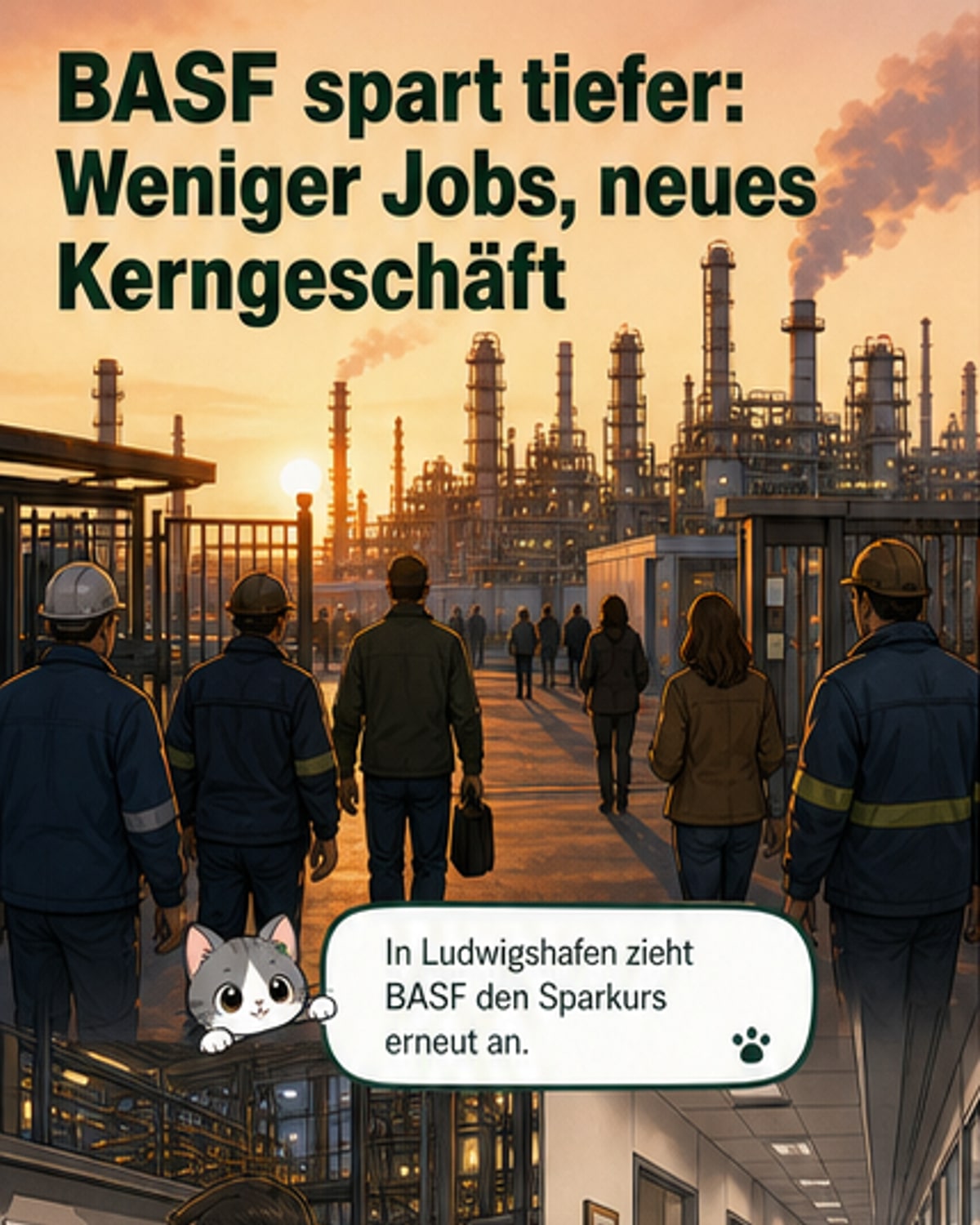 BASF streicht erneut Jobs