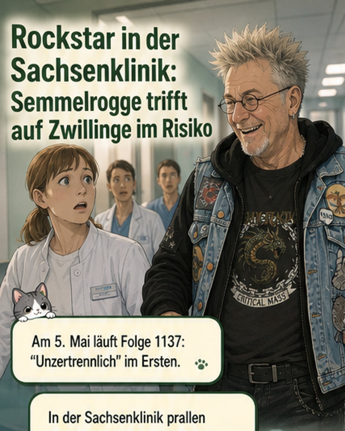 Rockstar im OP: Chaos in der Sachsenklinik