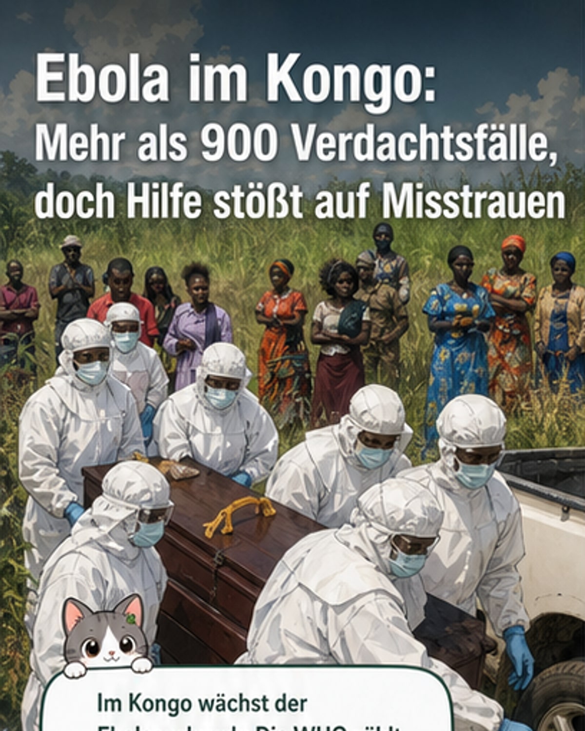 Mehr als 900 Verdachtsfälle im Kongo