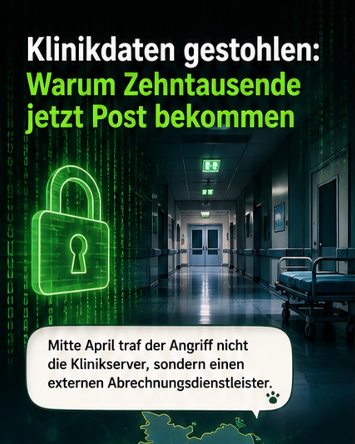 Hacker stehlen Daten von 100.000+ Patienten