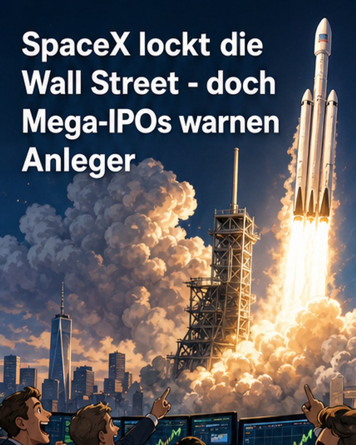 SpaceX-Start an der Börse: Mega-Hype, aber Risiko