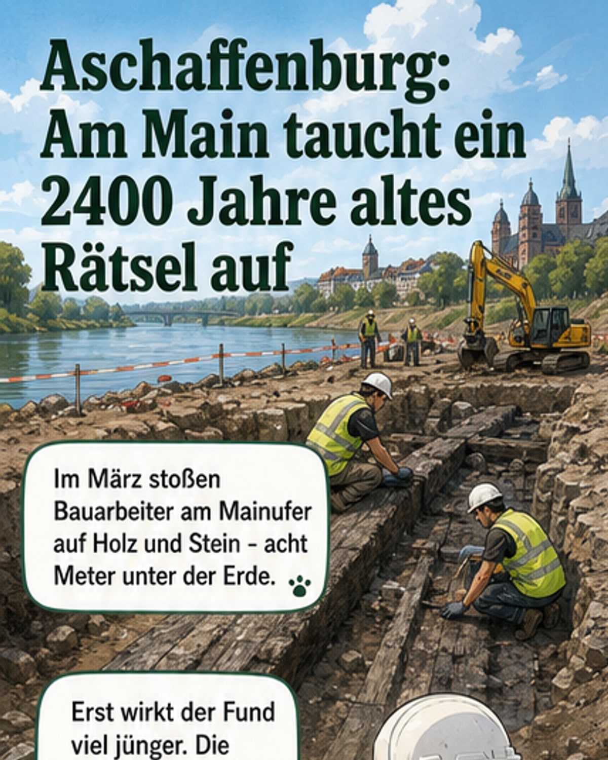 2400 Jahre altes Keltenbauwerk entdeckt