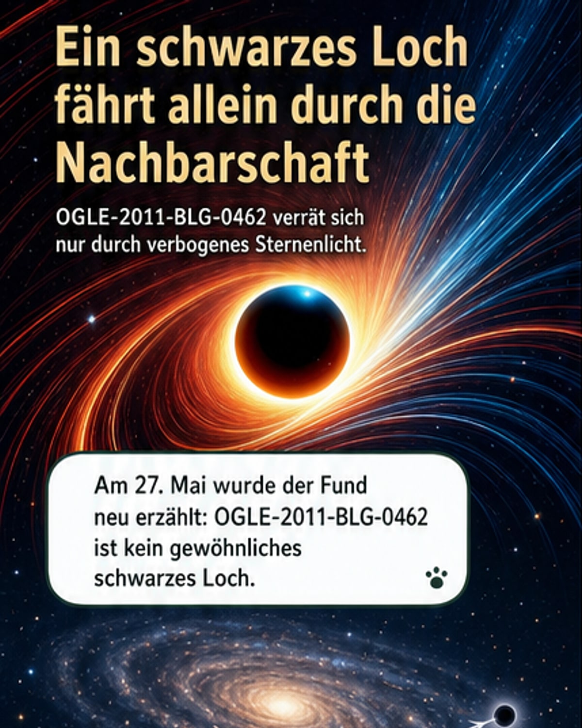 Ein Geisterfahrer im All