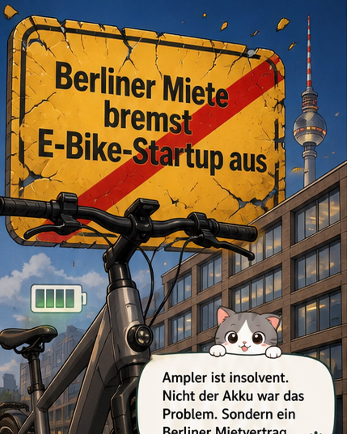 Berlins Mieten zerstören E-Bike-Startup