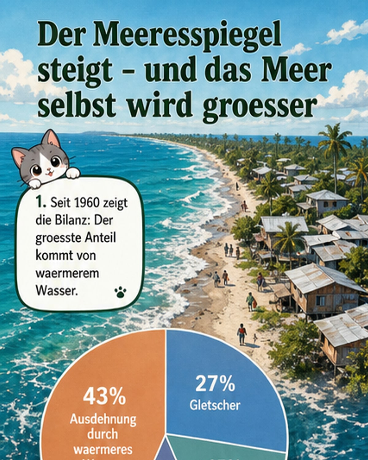 Warmer Ozean dehnt sich aus – und treibt Meeresspiegel