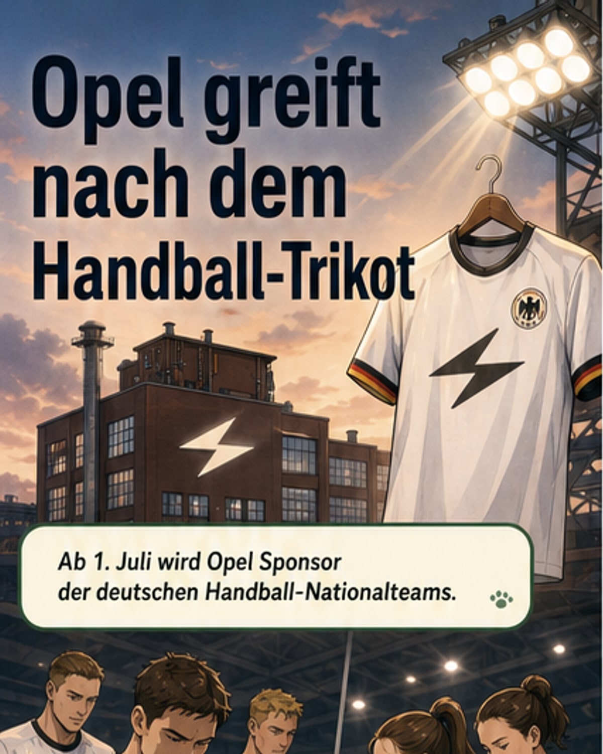 Opel wird neuer Handball-Sponsor
