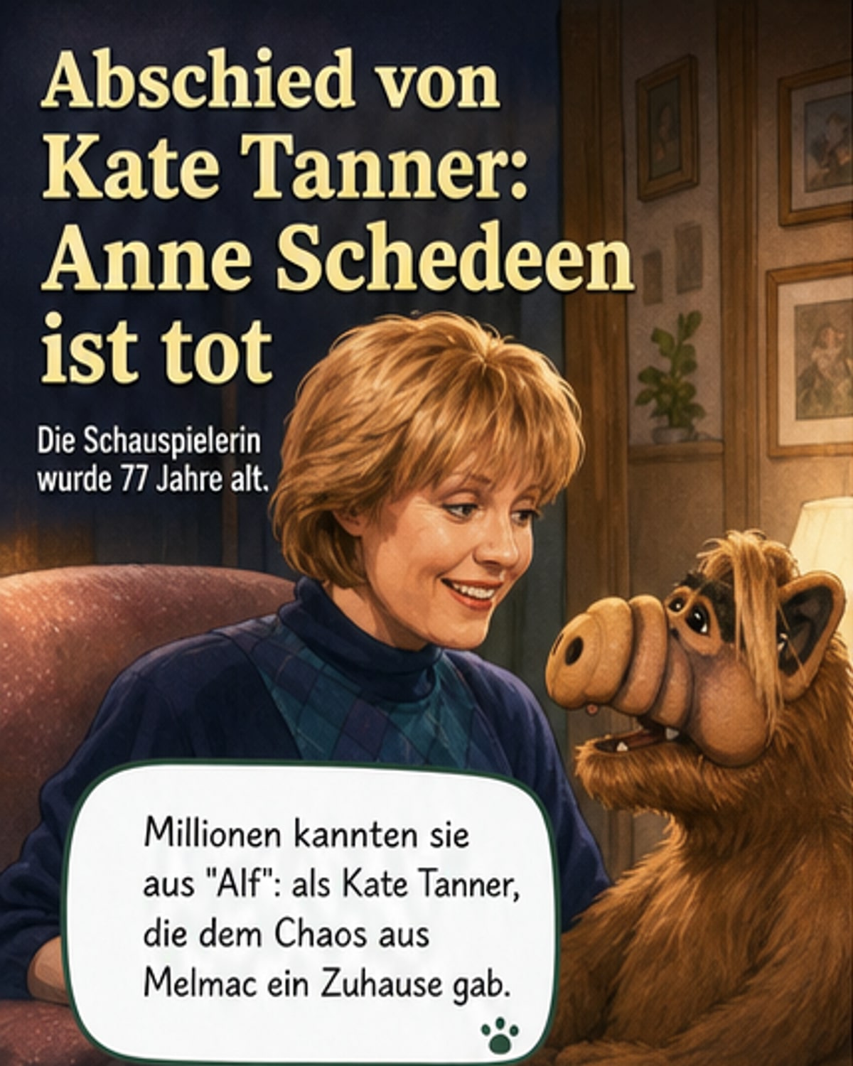 Anne Schedeen ist tot
