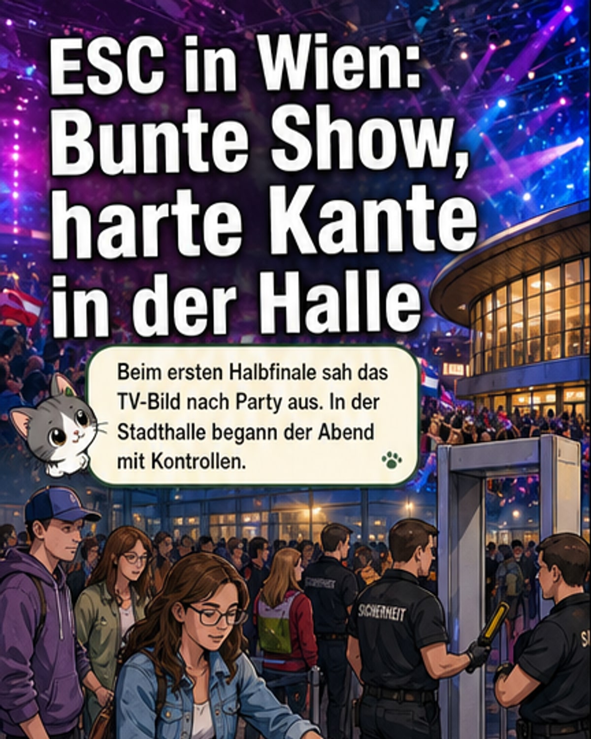 ESC-Halbfinale: Was Zuschauer im TV nicht sahen