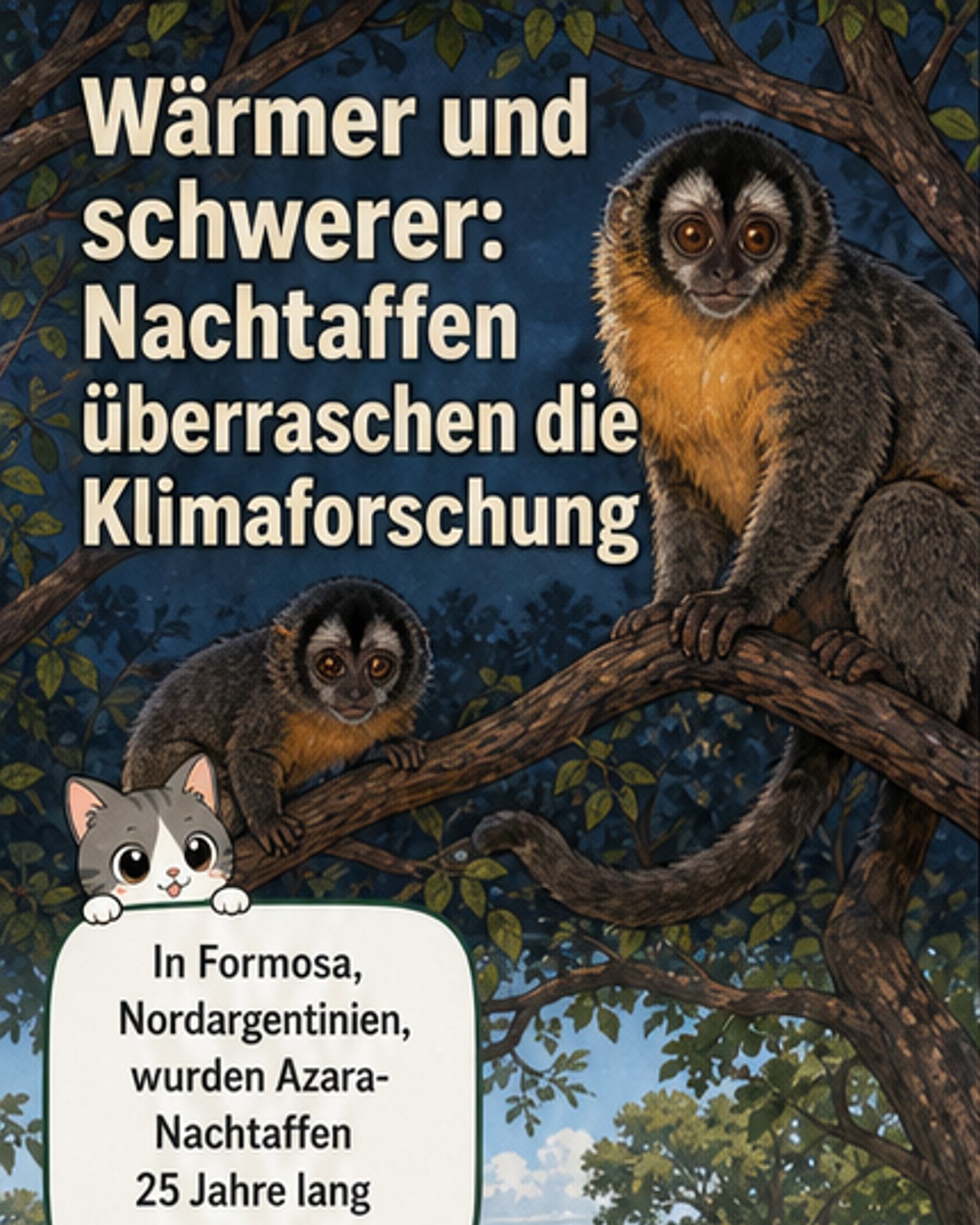 Affen werden bei Klimawandel schwerer