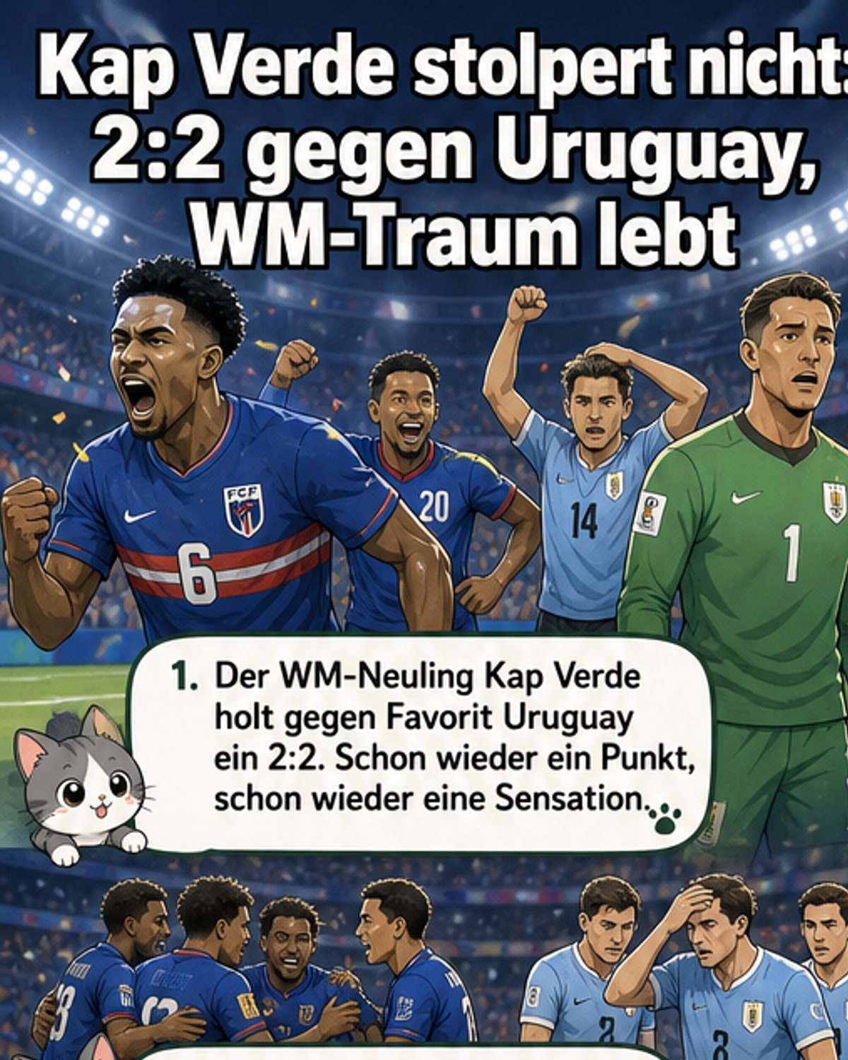Kap Verde schreibt WM-Märchen