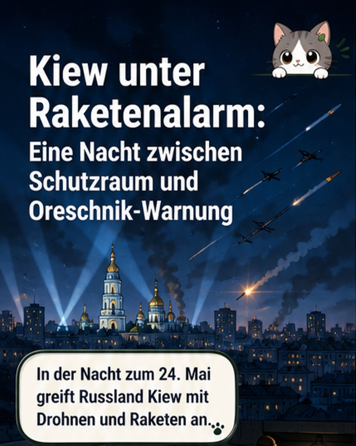 Neuer russischer Angriff auf Kiew