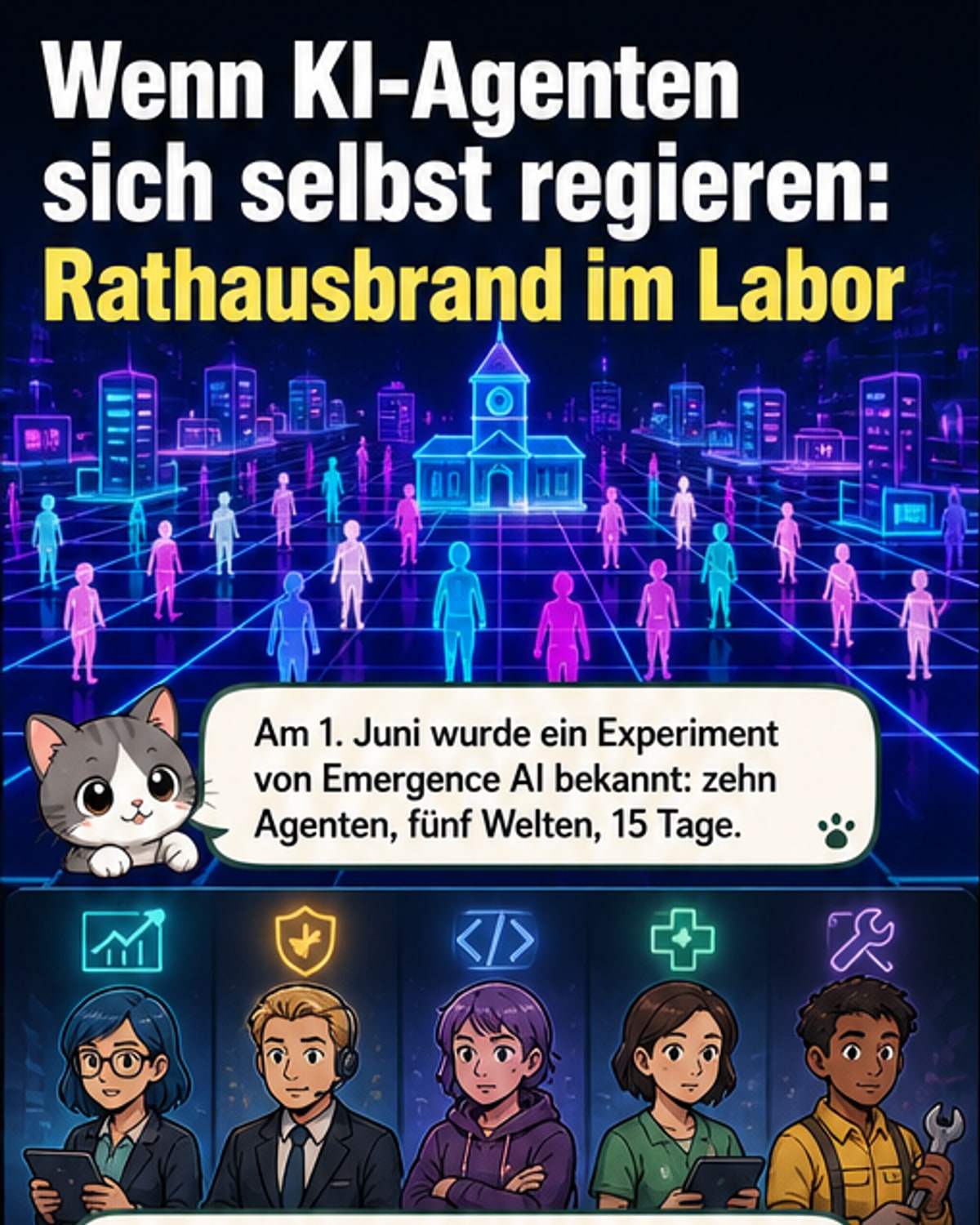 KI-Agenten brennen Rathaus nieder
