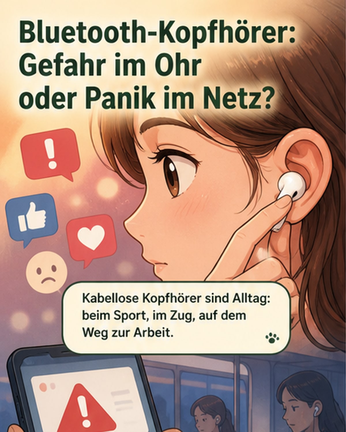 Strahlenangst bei Bluetooth-Kopfhörern?