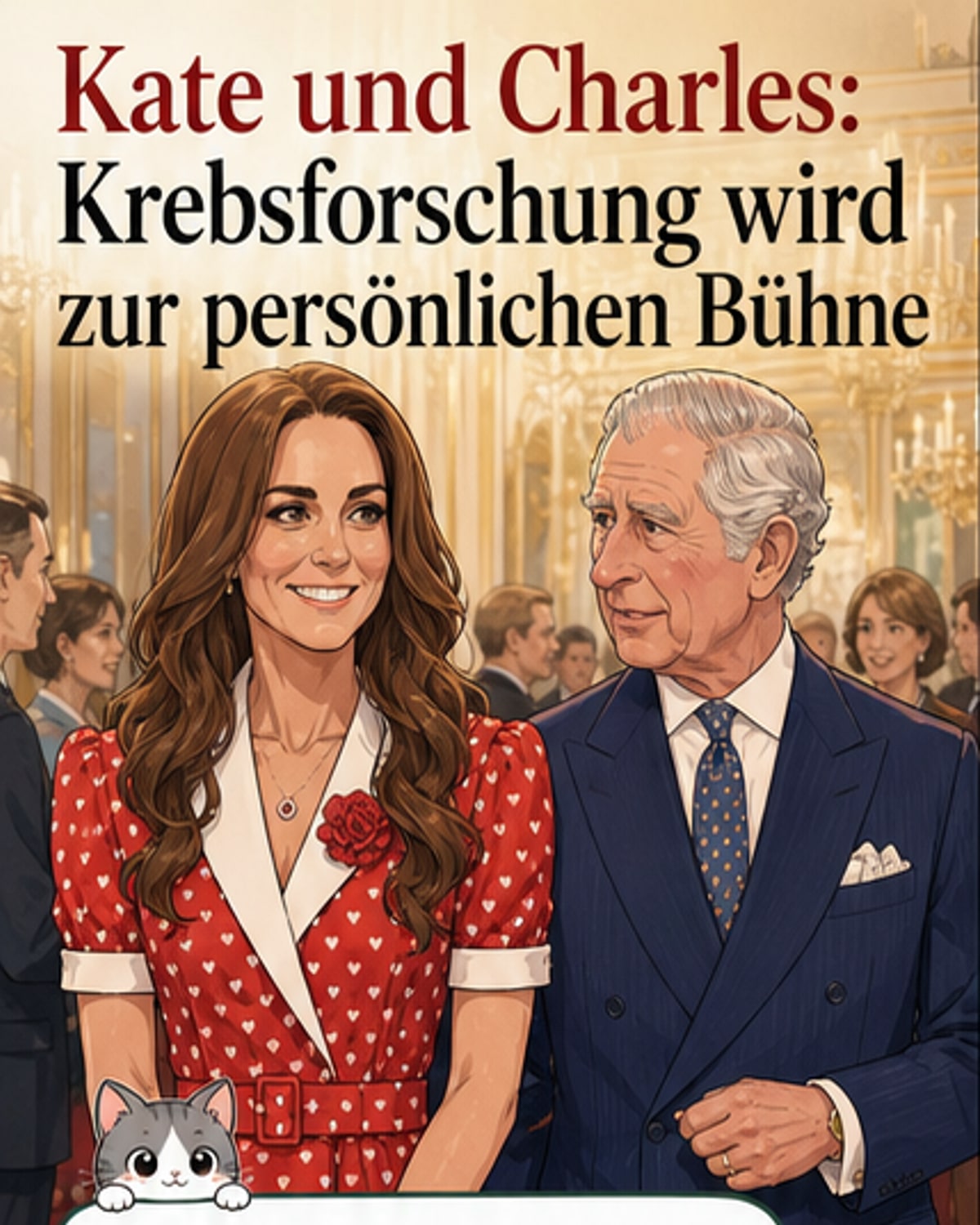Kate & Charles zeigen gemeinsam Stärke