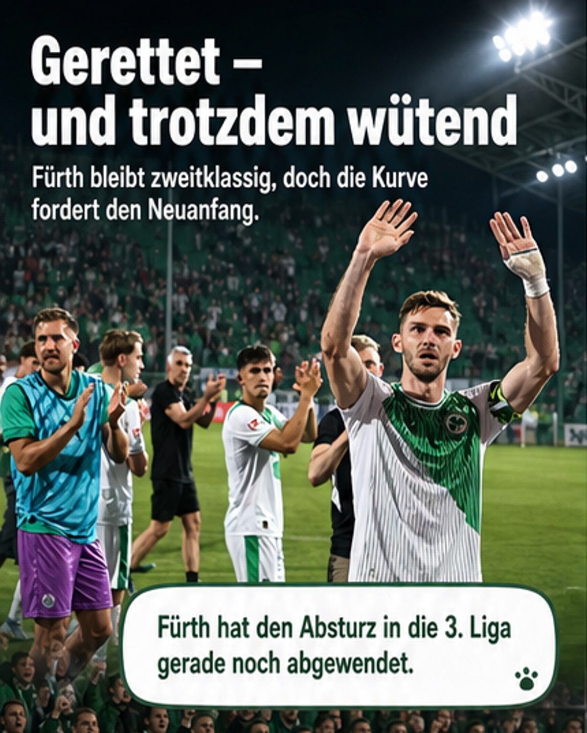 Furioses Ende: Fürth bleibt, Essen weint