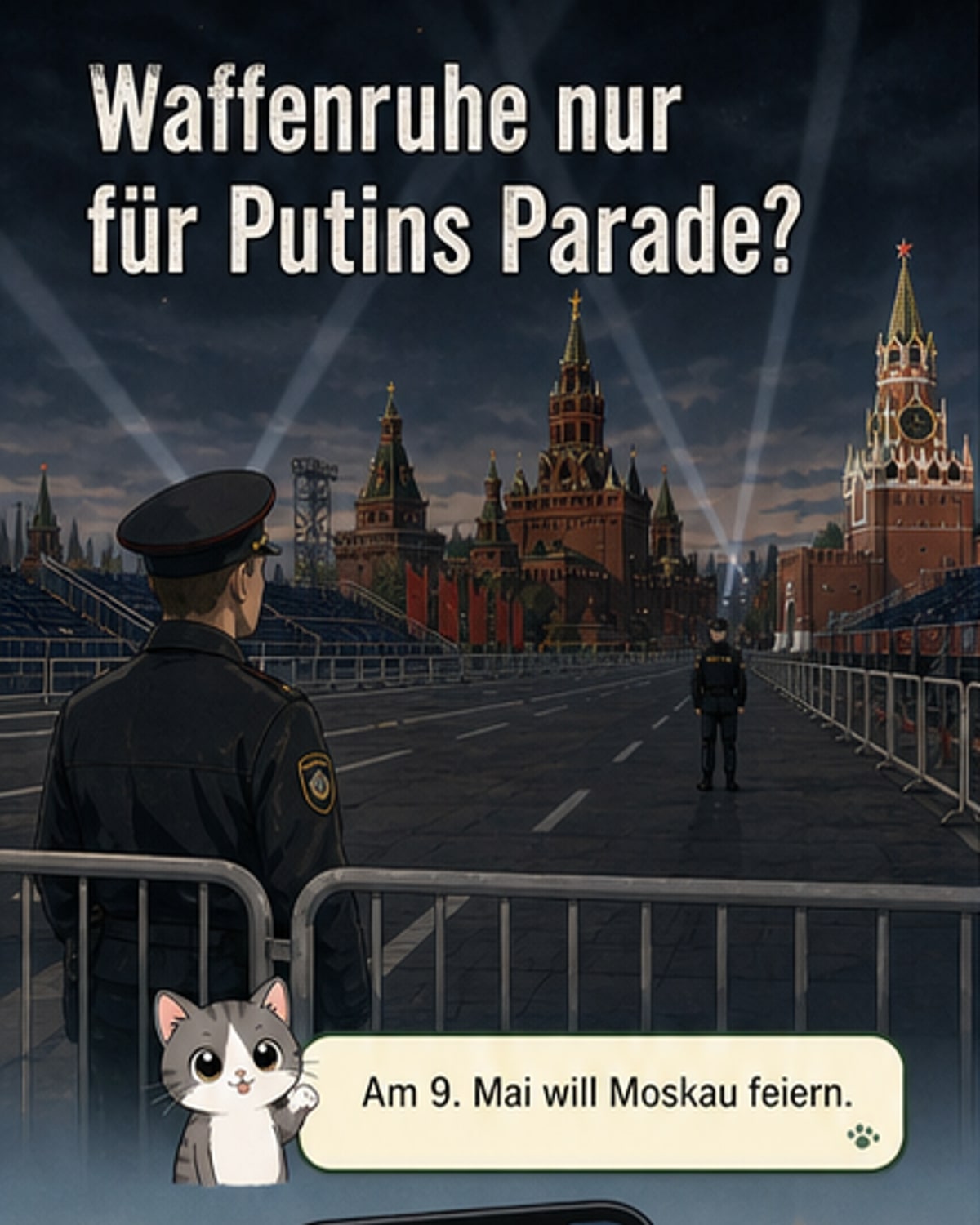 Waffenstillstand vor Moskau-Parade?