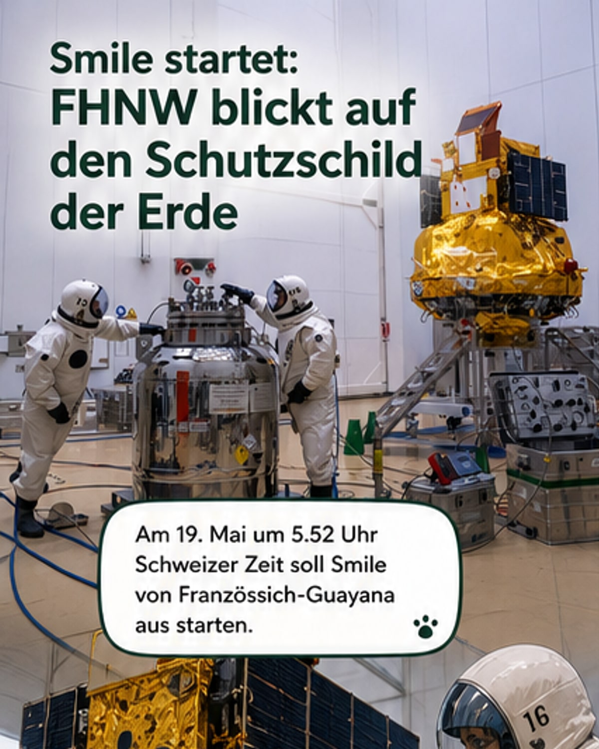 Schweizer Teleskop startet ins All