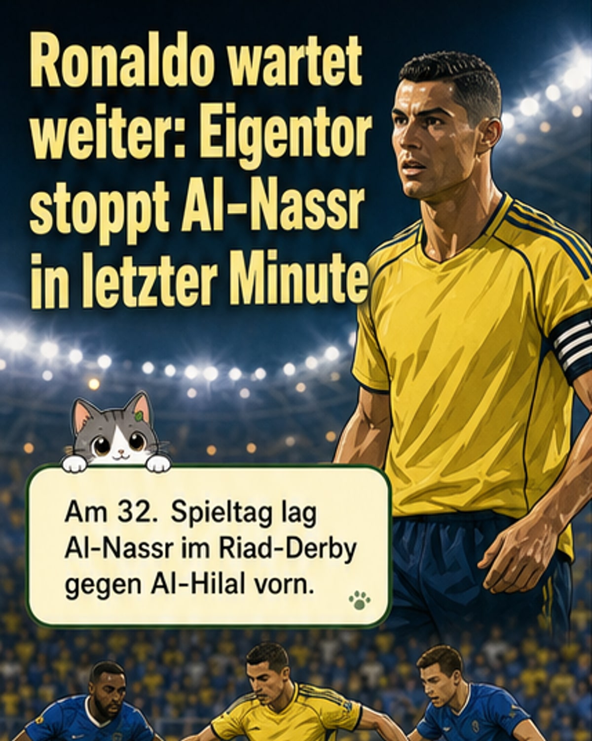 Ronaldo wartet weiter auf ersten Saudi-Titel