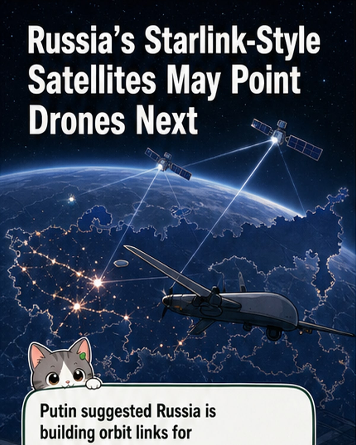 Putin Hints at Satellite-Controlled Drones