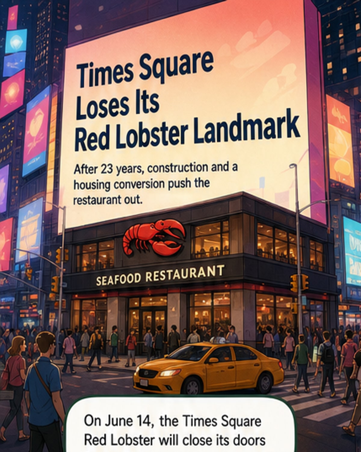 Red Lobster exits Times Square after 23 years
