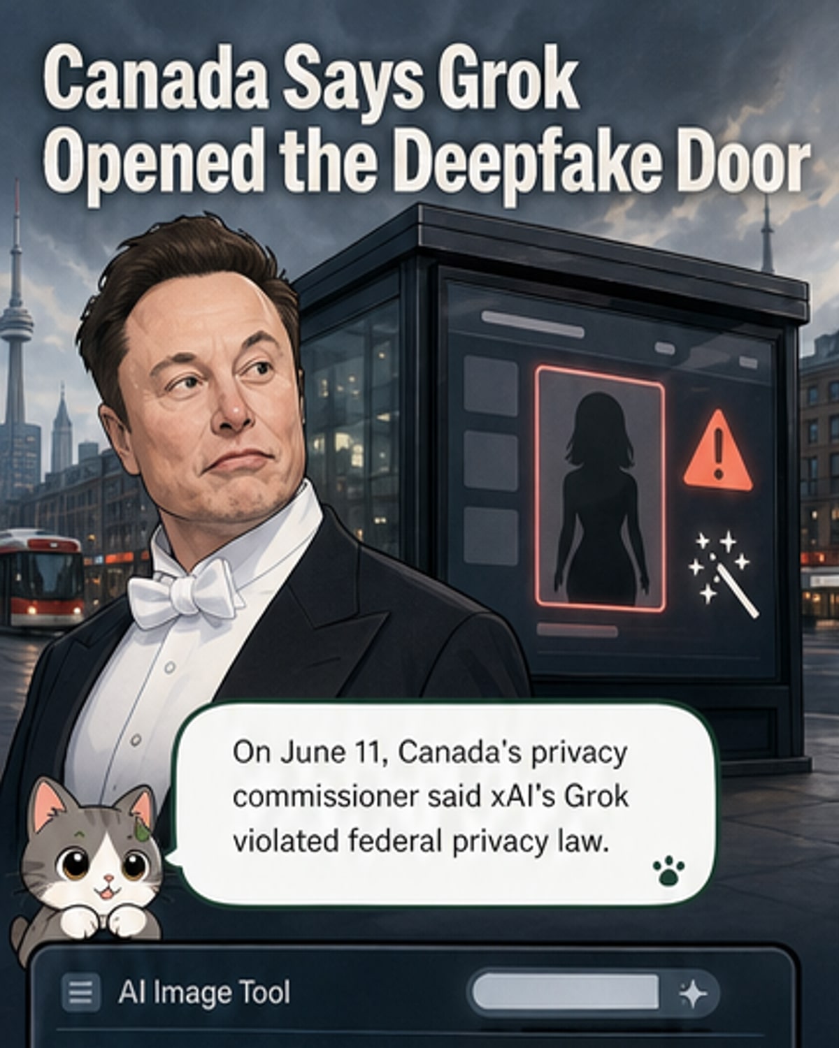 Grok accused of privacy breach in Canada